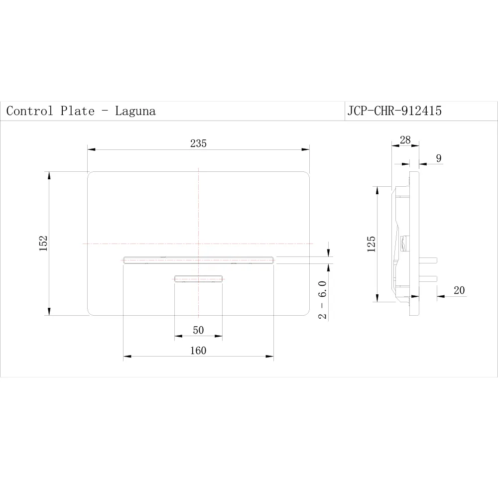 Клавиши смыва Jaquar Laguna JCP-CHR-912415 Хром Клавиши смыва Jaquar Laguna JCP-CHR-912415 Хром